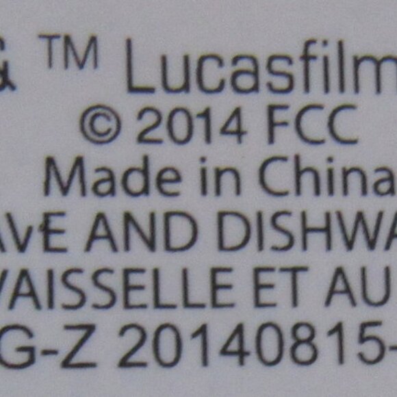 Lucasfilms 2014 Star Wars Darth Vader, Yoda and Troopers Mug                b111 - Picture 4 of 4